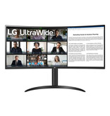 LG Electronics LG 34WR55QK-B computer monitor 86,4 cm (34") 3440 x 1440 Pixels Wide Quad HD Zwart