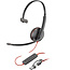 Hewlett & Packard INC. POLY Blackwire 3210 Monaural USB-C Headset + USB-C/A adapter