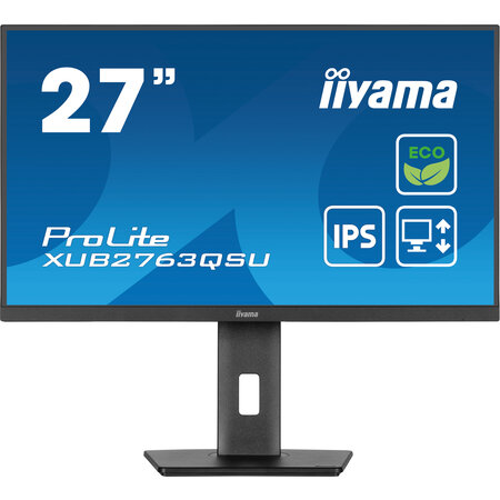 Iiyama iiyama ProLite XUB2763QSU-B1 computer monitor 68,6 cm (27") 2560 x 1440 Pixels Full HD LED Zwart
