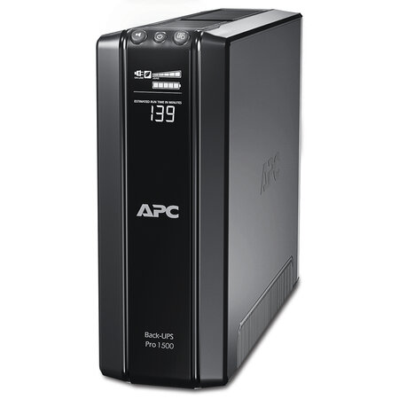 APC APC Back-UPS Pro BR1500GI Noodstroomvoeding - 1500VA, 10x C13 uitgang, USB, uitbreidbare runtime