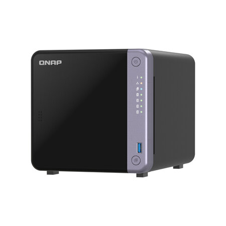 QNAP QNAP TS-432X-4G data-opslag-server NAS Tower Alpine Alpine AL-524 4 GB DDR4 QNAP QTS Zwart