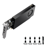 PNY Technologies PNY VCNRTXA400-SB videokaart NVIDIA RTX A400 4 GB GDDR6