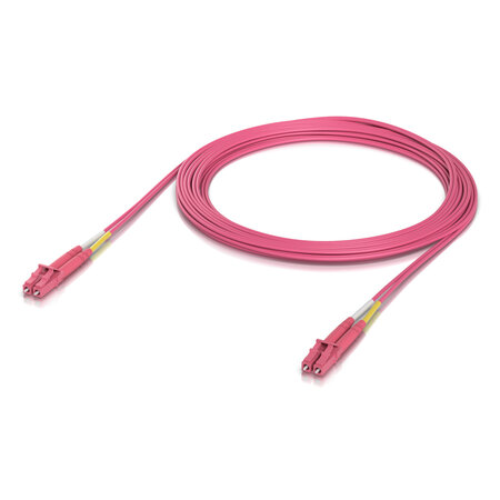 Ubiquiti Ubiquiti UACC-OFC-M2-LULU-5M InfiniBand en Glasvezelkabel LC LC/LC Roze
