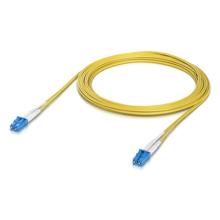 Ubiquiti Ubiquiti UACC-OFC-S2-LULU-5M InfiniBand en Glasvezelkabel LC LC/LC Geel