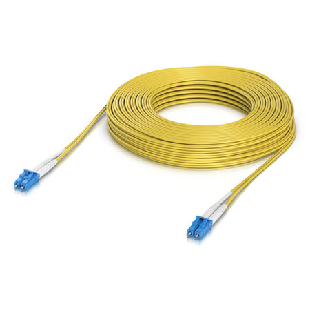 Ubiquiti Ubiquiti UACC-OFC-S2-LULU-30M InfiniBand en Glasvezelkabel LC LC/LC Geel