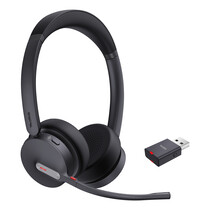 Yealink WH64 Hybrid Dual UC Headset Draadloos Hoofdband Kantoor/callcenter Micro-USB Bluetooth Zwart