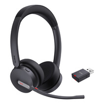 Yealink WH64 Hybrid Dual UC Headset Draadloos Hoofdband Kantoor/callcenter Micro-USB Bluetooth Zwart