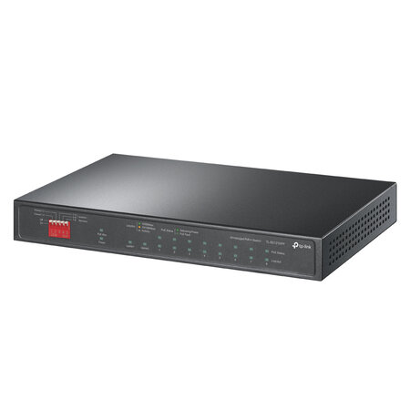 TP LINK TP-Link TL-SG1210PP netwerk-switch Unmanaged Gigabit Ethernet (10/100/1000) Power over Ethernet (PoE) Zwart