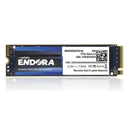 Mushkin Mushkin MKNSSDED4TB-D8 internal solid state drive 4 TB M.2 PCI Express 4.0 NVMe 3D NAND