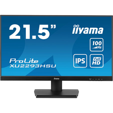 Iiyama iiyama ProLite XU2293HSU-B7 computer monitor 54,6 cm (21.5") 1920 x 1080 Pixels Full HD LED Zwart