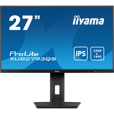 Iiyama iiyama ProLite XUB2793QS-B7 computer monitor 68,6 cm (27") 2560 x 1440 Pixels Quad HD LED Zwart