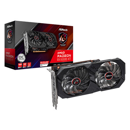 ASRock Asrock Phantom Gaming RX 6500 XT 4GB OC AMD Radeon RX 6500 XT GDDR6
