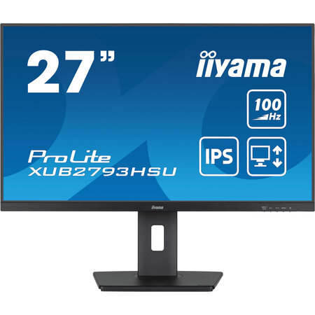 Iiyama iiyama ProLite XUB2793HSU-B7 computer monitor 68,6 cm (27") 1920 x 1080 Pixels Full HD LED Zwart