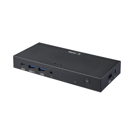 Acer Acer Vero MST Dock M33 100W PD - Black EU (Retail pack) Bedraad USB 3.2 Gen 2 (3.1 Gen 2) Type-C Zwart