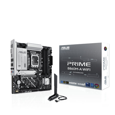 Asus ASUS PRIME B860M-A WIFI Intel B860 LGA 1851 (Socket V1) micro ATX