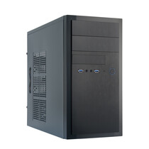 Chieftec HT-01B-OP computerbehuizing Mini Tower Zwart