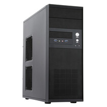 Chieftec CQ-01B-U3-OP computerbehuizing Midi Tower Zwart