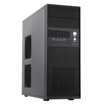 Chieftec CQ-01B-U3-OP computerbehuizing Midi Tower Zwart