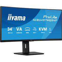 iiyama ProLite XCB3497WQSNP-B1 computer monitor 86,4 cm (34") 3440 x 1440 Pixels UltraWide Quad HD LED Zwart