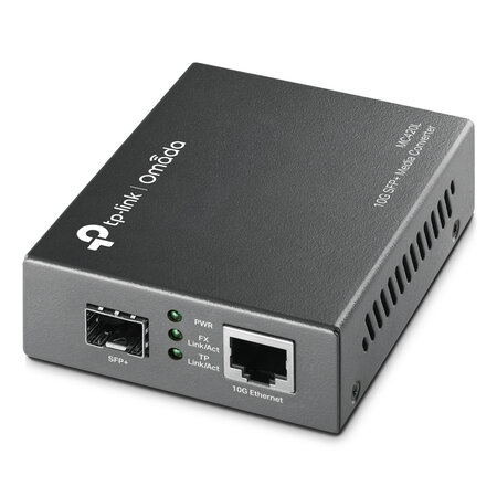 TP LINK TP-Link MC420L netwerk media converter 10000 Mbit/s Multimode, Single-mode Zwart