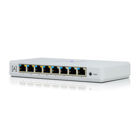 Alta Labs Alta Labs S8-POE netwerk-switch Managed Gigabit Ethernet (10/100/1000) Power over Ethernet (PoE) Wit