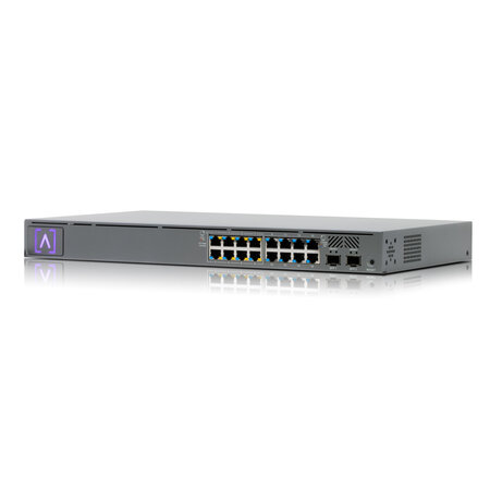 Alta Labs Alta Labs S16-POE netwerk-switch Managed Gigabit Ethernet (10/100/1000) Power over Ethernet (PoE) 1U Grijs