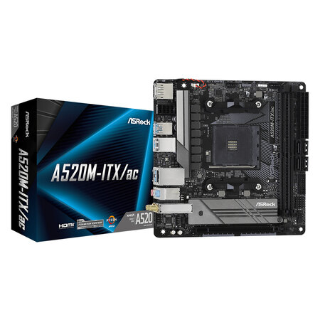 ASRock Asrock A520M-ITX/ac Socket AM4 micro ATX