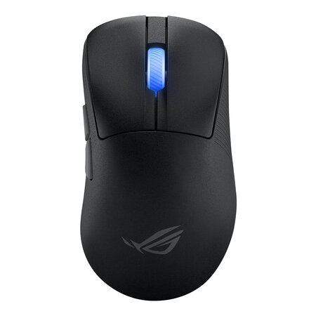 Asus ASUS ROG Keris II Ace Wireless AimPoint Black muis Gamen Rechtshandig RF Wireless + Bluetooth + USB Type-A Optisch 42000 DPI