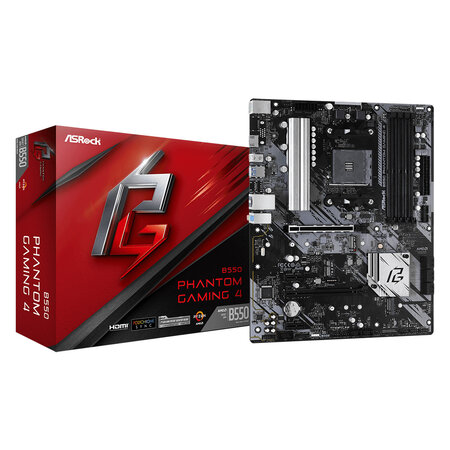 ASRock Asrock B550 Phantom Gaming 4 AMD B550 Socket AM4 ATX