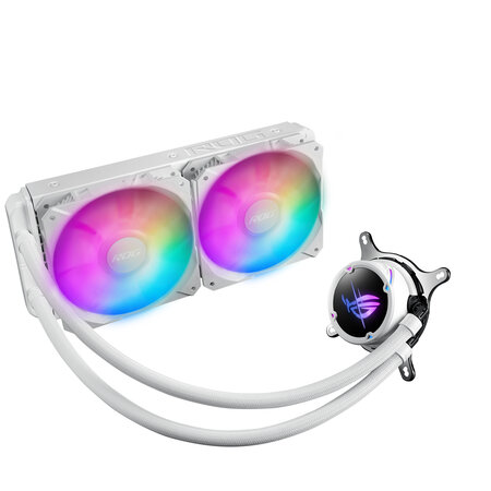 Asus ASUS ROG STRIX LC II 240 ARGB White Edition Processor Alles-in-één vloeistofkoeler 12 cm Wit 1 stuk(s)