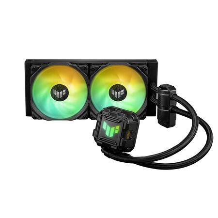 Asus ASUS TUF GAMING LC II 240 ARGB Processor Kit voor vloeistofkoeling 12 cm Zwart