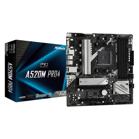 ASRock Asrock A520M Pro4 Socket AM4 micro ATX