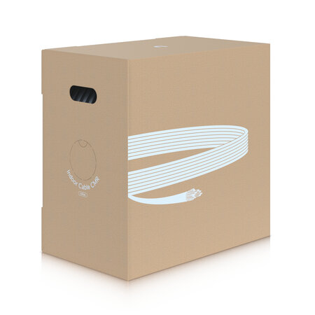 Ubiquiti Ubiquiti UACC-Cable-C6A-CMR netwerkkabel Wit 305 m Cat6a U/UTP (UTP)