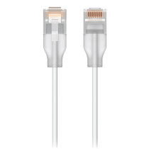 Ubiquiti UACC-Cable-Patch-EL-0.15M-W-24 netwerkkabel Doorschijnend, Wit 0,15 m Cat6