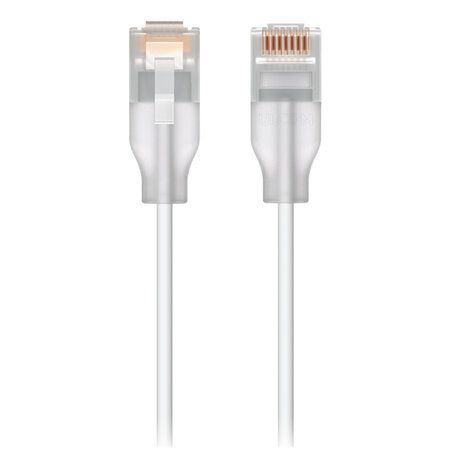 Ubiquiti Ubiquiti UACC-Cable-Patch-EL-0.15M-W-24 netwerkkabel Doorschijnend, Wit 0,15 m Cat6