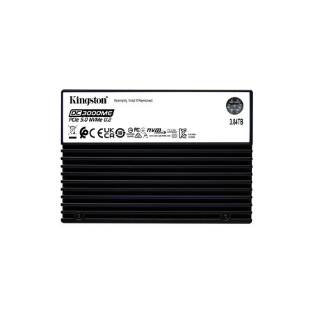Kingston Kingston Technology 3,84TB DC3000ME U.2 PCIe 5.0 NVMe TCG Opal Enterprise SSD