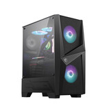 MSI MSI MAG FORGE 100R computerbehuizing Midi Tower Zwart, Transparant
