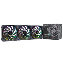 Seasonic MagFlow ARGB Computer behuizing Ventilator 12 cm Zwart 3 stuk(s)