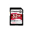 Kingston Kingston Technology 32GB Canvas React Plus SDHC UHS-II 300R/260W U3 V90 voor Full HD/4K/8K