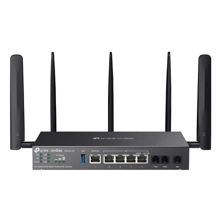 TP LINK TP-Link Omada DR3650V-4G draadloze router Gigabit Ethernet Dual-band (2.4 GHz / 5 GHz) Zwart