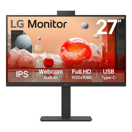 LG LG 27BA850-B computer monitor 68,6 cm (27") 1920 x 1080 Pixels Full HD Zwart