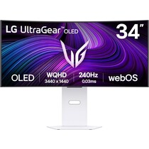 LG 34GX90SA-W computer monitor 86,4 cm (34") 3440 x 1440 Pixels Wide Quad HD OLED Wit