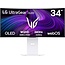 LG Electronics LG 34GX90SA-W computer monitor 86,4 cm (34") 3440 x 1440 Pixels Wide Quad HD OLED Wit