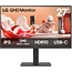 LG Electronics LG 27BA75QB-B.AEU computer monitor 68,6 cm (27") 2560 x 1440 Pixels Wide Quad HD LED Zwart