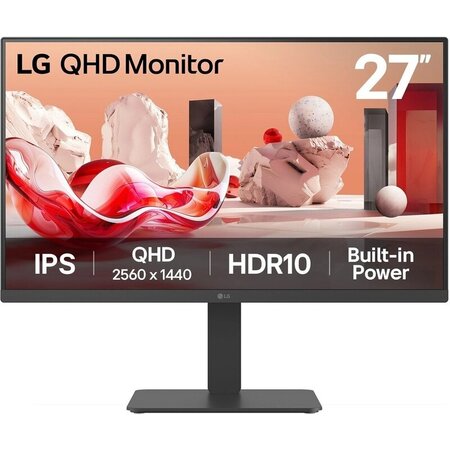 LG Electronics LG 27BA45QB-B computer monitor 68,6 cm (27") 2560 x 1440 Pixels 2K LCD Zwart