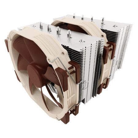 Noctua Noctua NH-D15 koelsysteem voor computers Processor Koeler 14 cm Beige, Bruin, Staal
