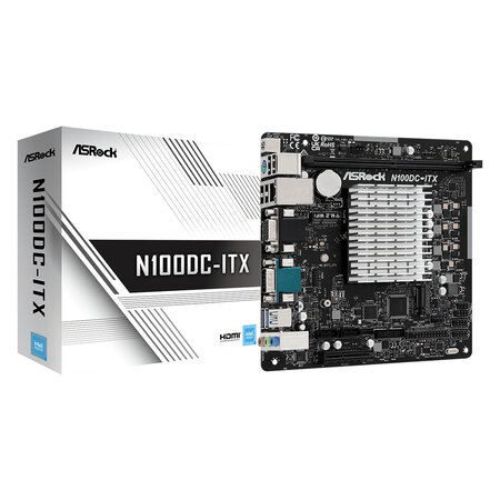 ASRock Asrock N100DC-ITX NA (geïntegreerde CPU) mini ITX