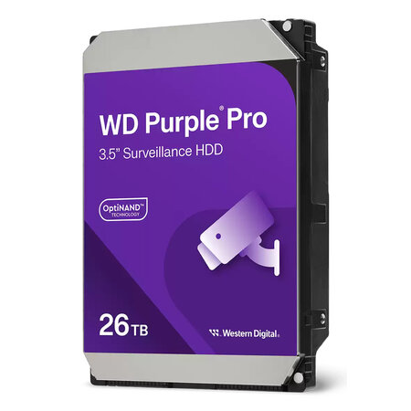 Western Digital Western Digital Purple Pro WD240PURP interne harde schijf 26 TB 7200 RPM 3.5" SATA III