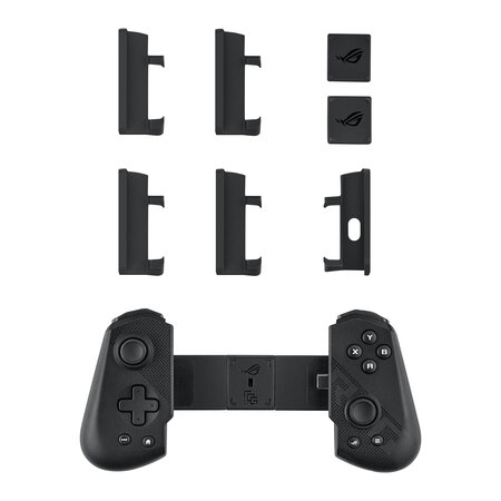 Asus ASUS ROG Tessen Zwart, Grijs USB 3.2 Gen 1 (3.1 Gen 1) Gamepad Analoog/digitaal Android