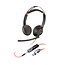Hewlett & Packard INC. Poly Blackwire 5220 stereo USB-C-headset + 3,5 mm stekker + USB-C/A-adapter (bulk)